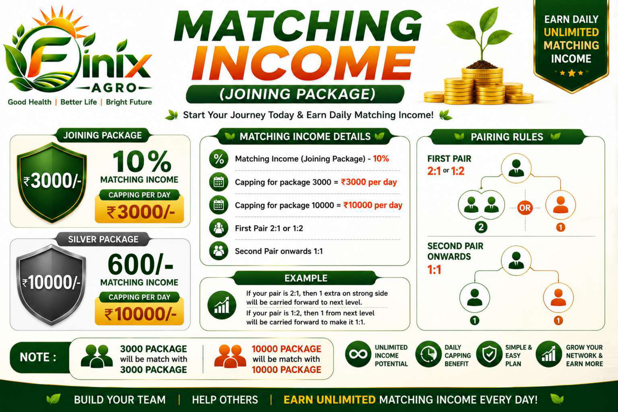 Finix Agro Matching Income